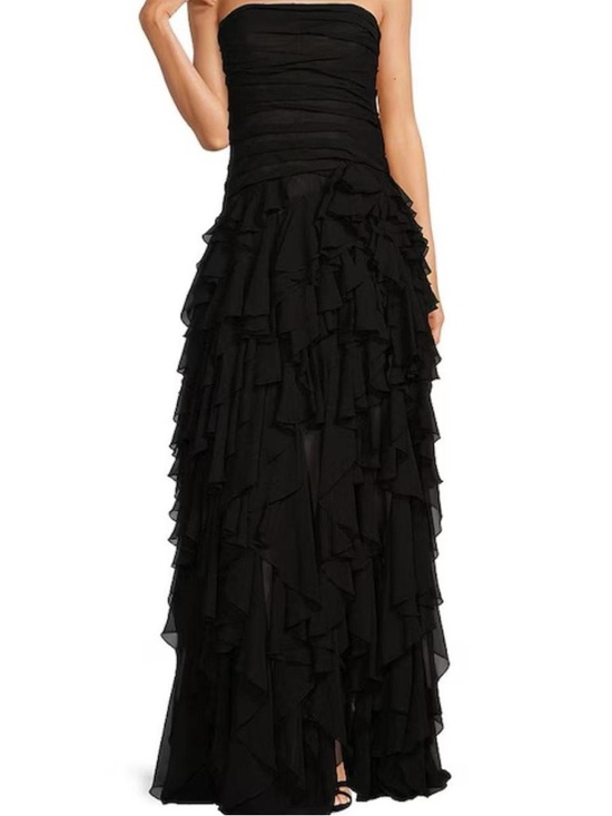 Marchesa Dresses & Skirts - Muse by Marchesa Dahlia Chiffon Ruched Cascading Formal Maxi Dress